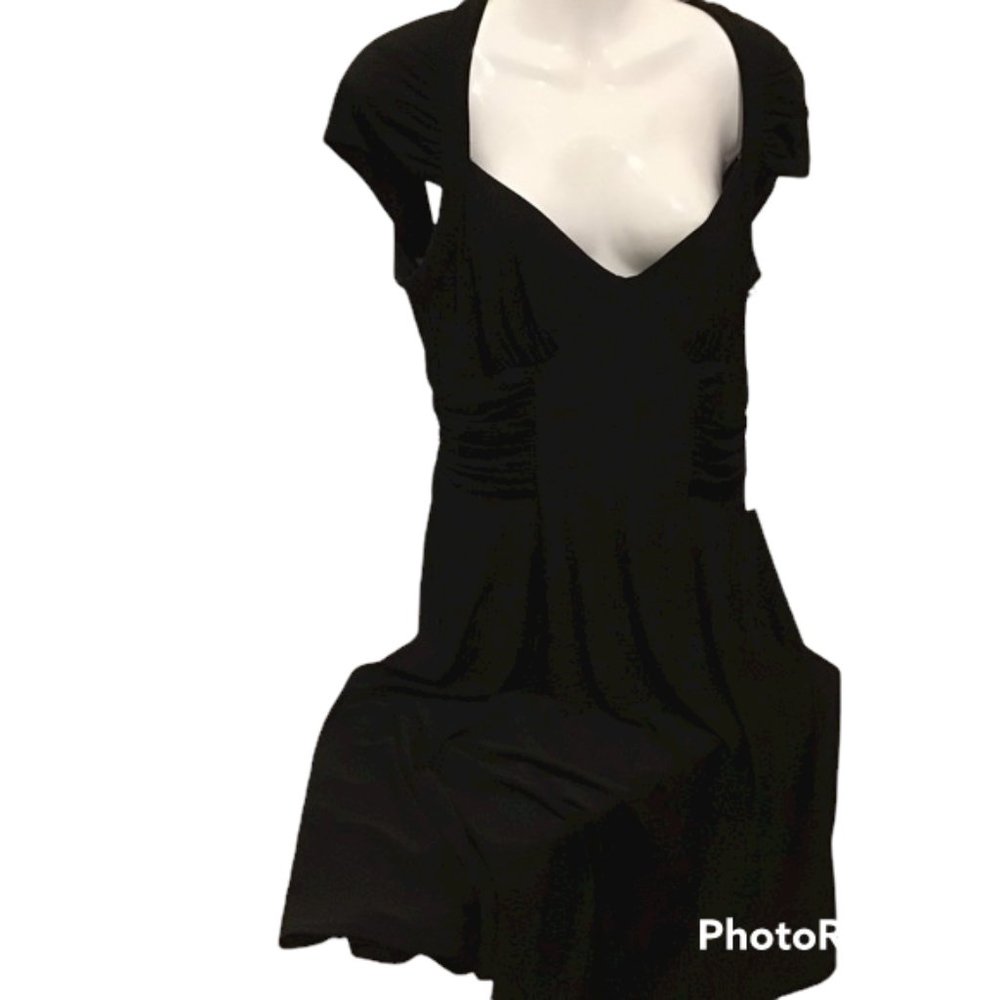 Dress, Size 14, Black  Cap Sleeves NWT Evan-Picone